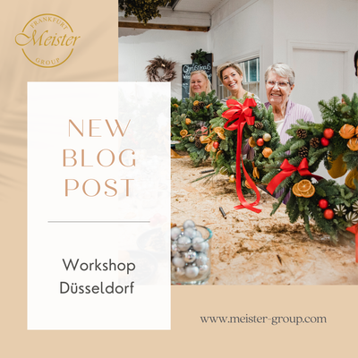 Adventskranz-Workshop für Unternehmen in Düsseldorf
