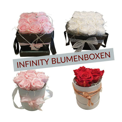 Infinity Rosen Blumen Box - Meister Group Frankfurt