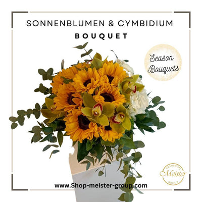 Sonnenblumen & Cymbidium Traum - Meister Group Frankfurt