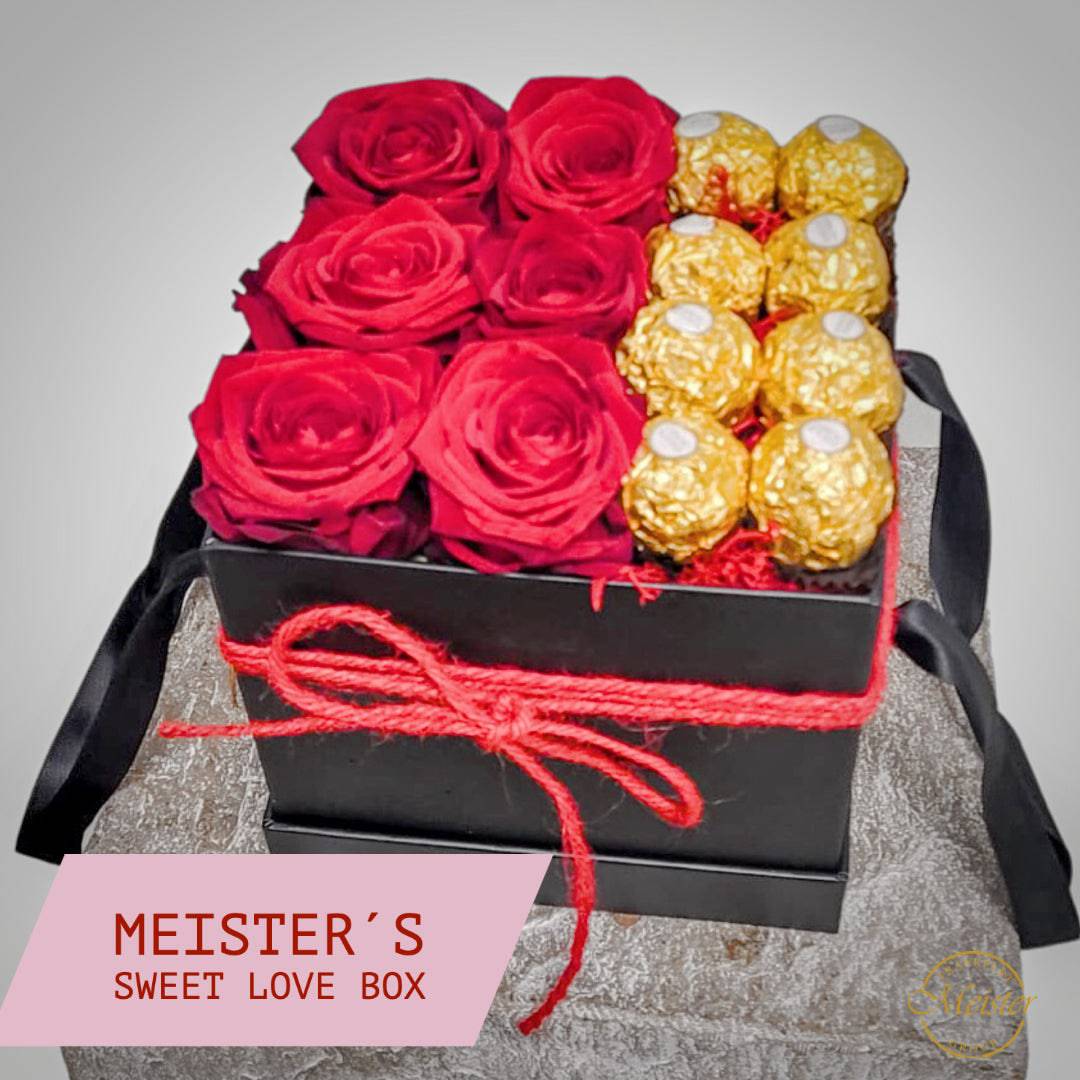 Sweet Rosen Blumen Box - Meister Group Frankfurt